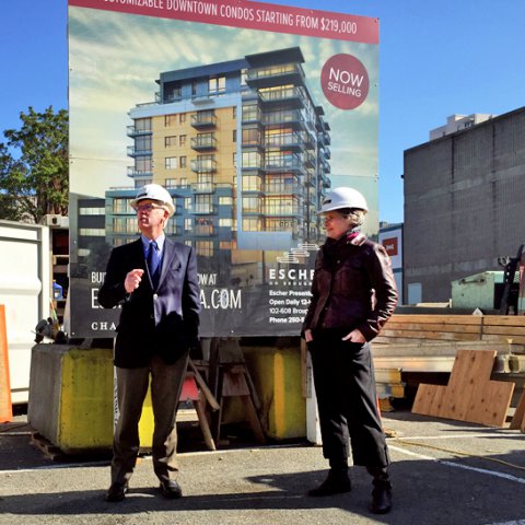 chard breaks ground on escher